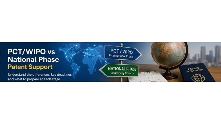 PCT/WIPO vs National Phase Patent Support: Practical Differences
