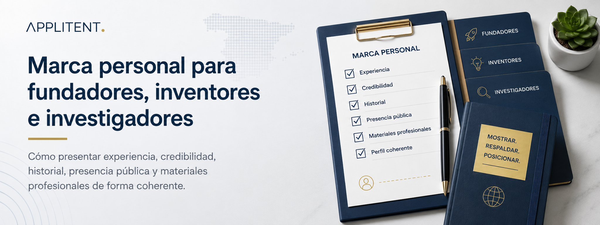 Marca personal para fundadores, inventores e investigadores