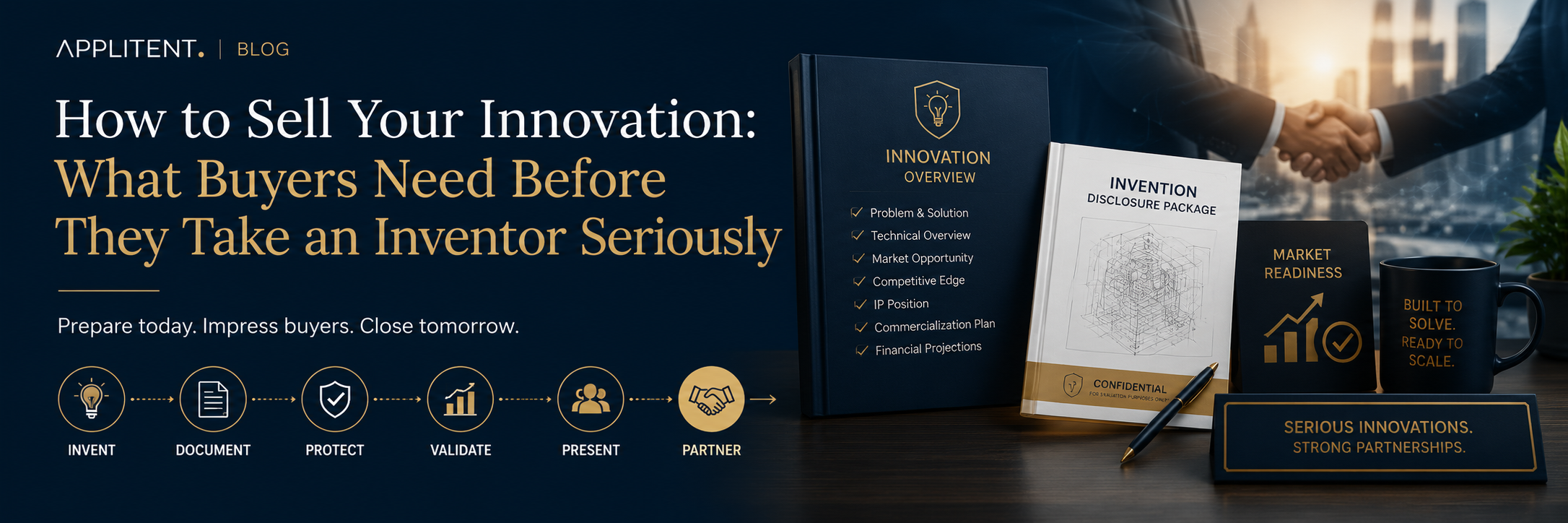 How to Sell Your Innovation: What Buyers Need Before They Take an Inventor Seriously