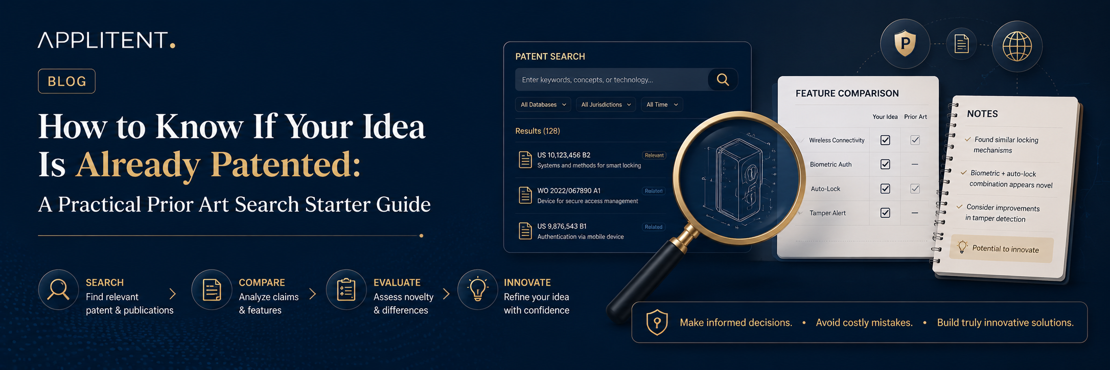 How to Know If Your Idea Is Already Patented: A Practical Prior Art Search Starter Guide