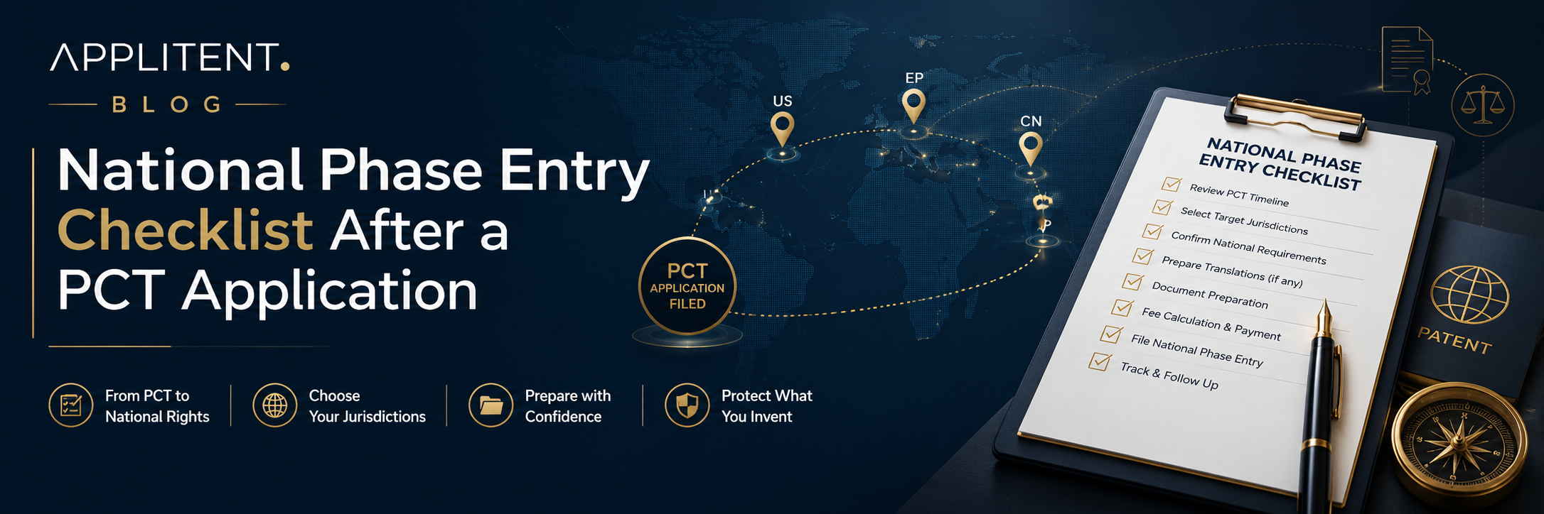 National Phase Entry Checklist After a PCT Application